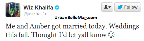 amber rose and wiz khalifa married