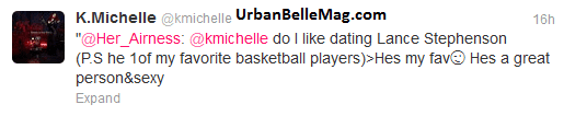 k michelle dating lance stephenson k tweets 1