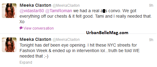 tami roman and meeka claxton fight tami apologizes to meeka 2