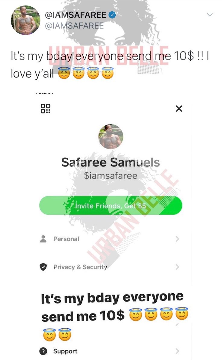 safaree samuels twitter